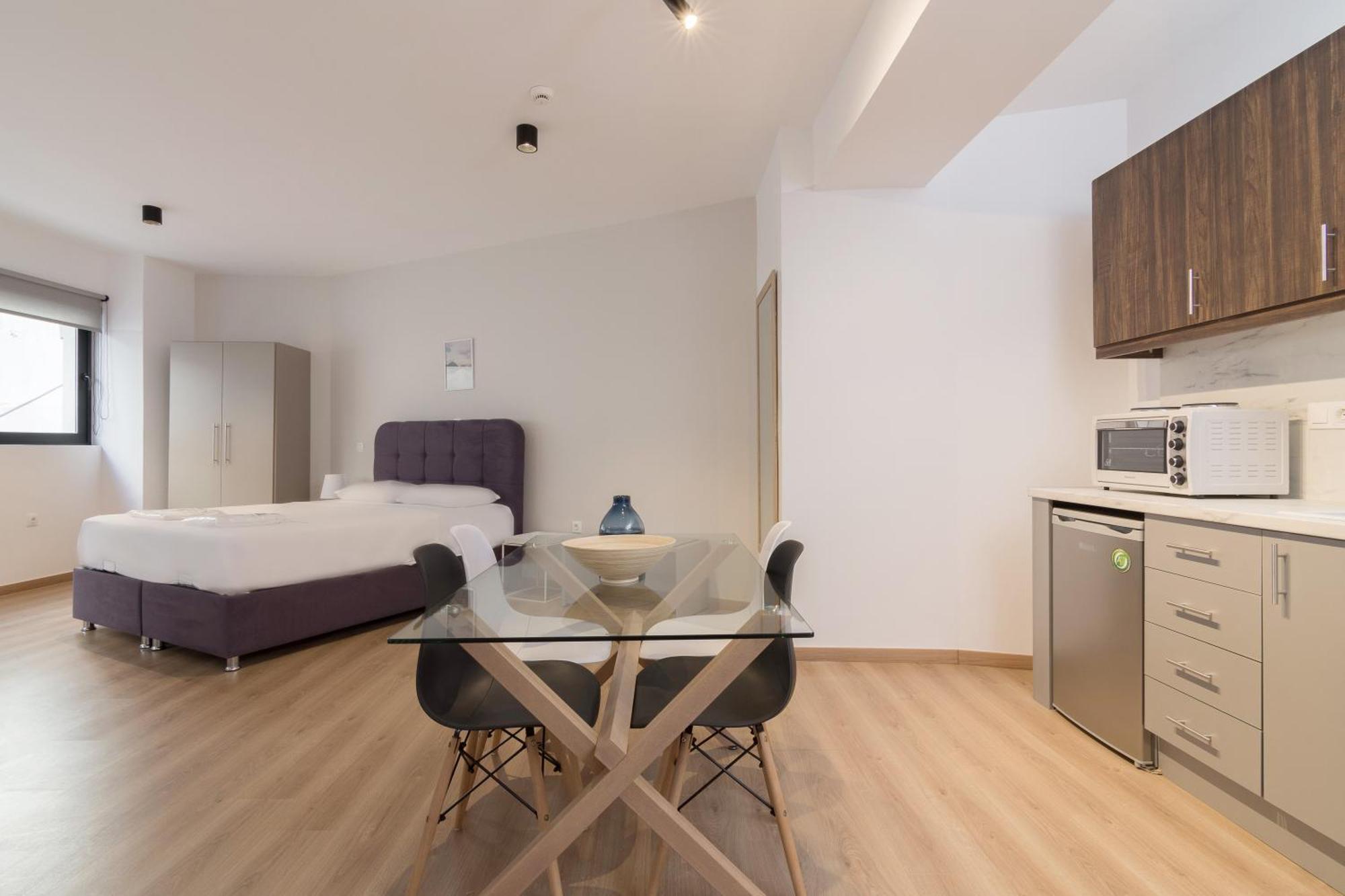 Leochares Lifestyle Apartments - Self Check-In เอเธนส์ ห้อง รูปภาพ